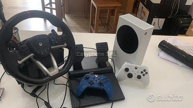 Xbox serie s con volante (leggere descrizione)