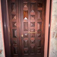 2 Portoni blindati in legno artigianale