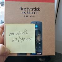 Fire Stick 4k Select con controller Bluetooth 