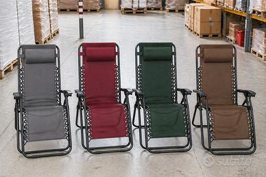 sedia sdraio gravità zero