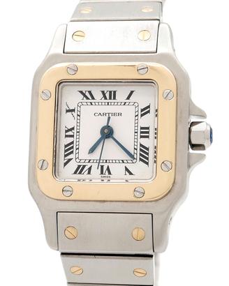 Cartier Santos Carrè 0902 Acc/Oro Lady Automatic