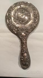 Antico specchio argentato 