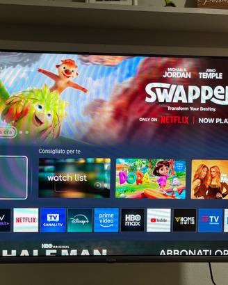Smart tv ioplee 43 + supporto TV girevole