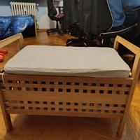 Panchina con cuscino