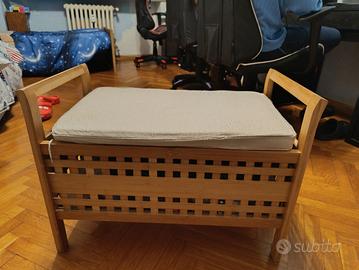 Panchina con cuscino