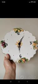 Orologio da parete in ceramica 
