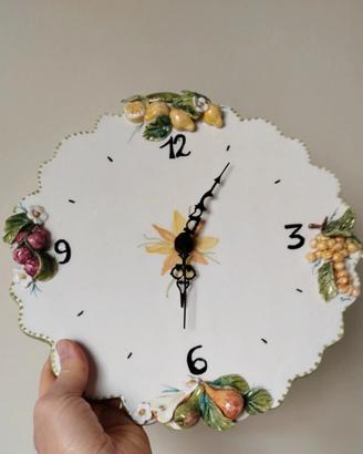 Orologio da parete in ceramica 