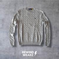 Polo Ralph Lauren - Maglione grigio trecce