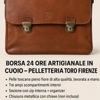 borsa in pelle artigianale fiorentina