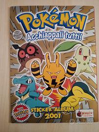 Pokémon Sticker Album 2001 incompleto