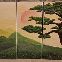 trittico di quadri