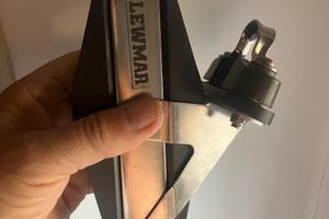 bozzello a violino Lewmar 75 nuovo mai usato