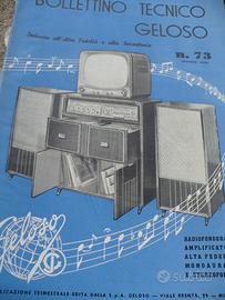 Schemi apparacchi audio Tv Geloso