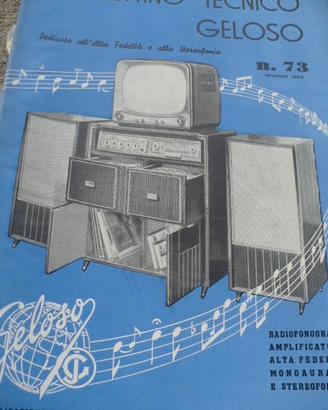 Schemi apparacchi audio Tv Geloso