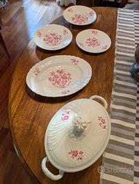 servizio Richard Ginori linea Impero Fiori Magenta