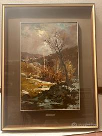 Quadro pittura figurativa italiana del Novecento