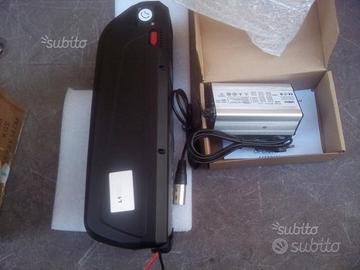 Batteria 36 48 v litio bici bicicletta usb kit