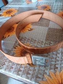 cintura cuoio fendi