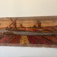 Tappeto arazzo da parete Mulino a vento Vintage