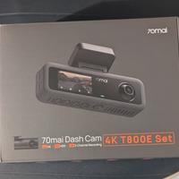 70mai Dash Cam Auto 4K 3 Canali T800E