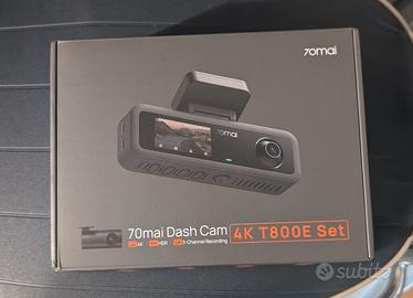 70mai Dash Cam Auto 4K 3 Canali T800E