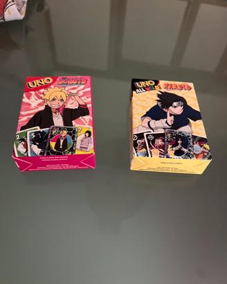 Mcdonald Carte UNO anime Naruto & Boruto