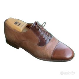 Scarpe stringate da uomo Moreschi in pelle marrone