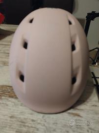 casco da sci rosa 52 55 