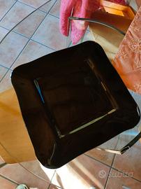 Sottopiatti in ceramica color nero