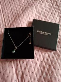 Collana con perla Thaiti