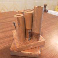 PORTAPENNE in LEGNO ARTIGIANALE