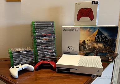 Xbox one S 500gb  ac origins +2 controller+35 gioc