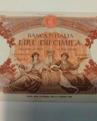 banconota 10.000 lire - repubblica Italiana 