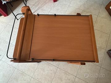 foppapedretti service carrello portavivande noce