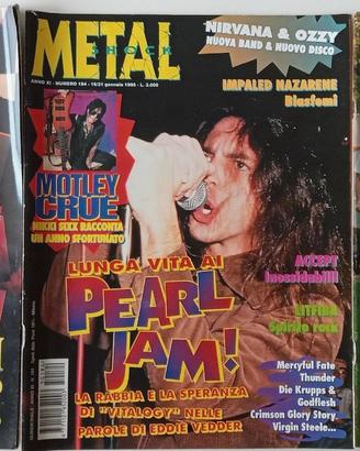 Metal Shock 17 Numeri anno 1995 anche separati