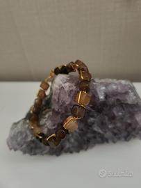 bracciale rigido agata cubica