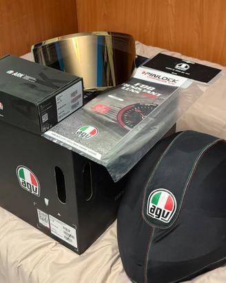 Casco modulare in carbonio agv (M)