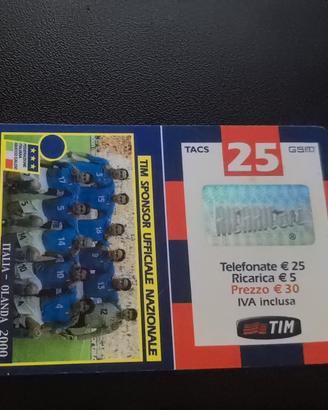 Card ricarica TIM Mondiali 2000 usata - da collezi