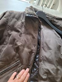 giubbotto simil camoscio uomo