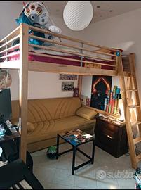 Armadio Soppalco Ikea Soppalco Letto Ikea Alto Letto A Soppalco  Matrimoniale Acquista