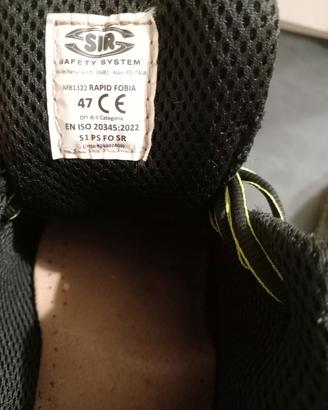scarpe da lavoro n 47