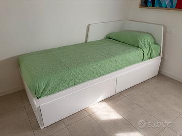 Letto ikea singolo, estendibile a matrimoniale