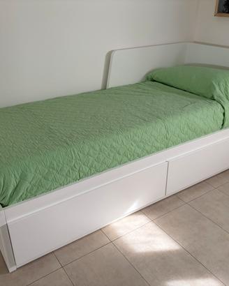 Letto ikea singolo, estendibile a matrimoniale