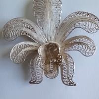 Spilla in filigrana d'argento