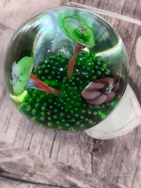 Fermacarte in vetro di Murano 