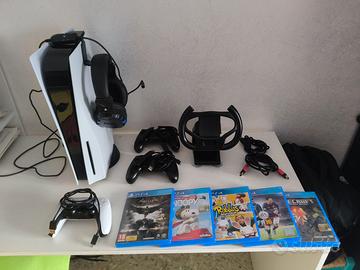 Playstation 5 bundle - ps5 + 3 controller + cuffie
