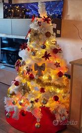 Albero Natalizio bianco