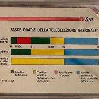 scheda telefonica RARISSIMA SIP