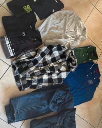 Felpe e magliette da 8 a 10 anni vari marchi