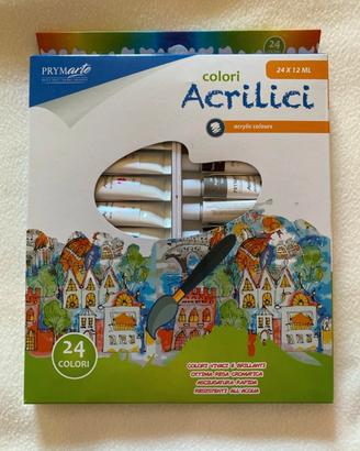 Colori acrilici in tubetto n.24 Prymarte